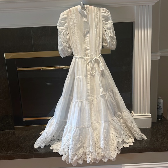 Zimmermann Teddy Scallop MIDI dress sz 1 - Picture 9 of 17